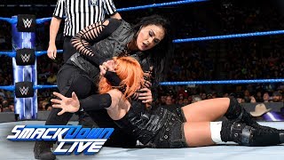 Charlotte Flair amp Becky Lynch vs Natalya amp Tamina SmackDown LIVE July 11 2017 [upl. by Rama]