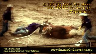 Third Ad Exposing Cheyenne Rodeo Cruelty [upl. by Stanway]