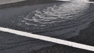 Porous Asphalt Demonstration [upl. by Oah]