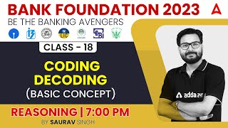 CODINGDECODING Basic Concept Reasoning Tricks for Bank Exams 2023 by Saurav Singh [upl. by Repotsirhc]