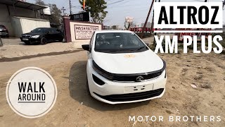 TATA ALTROZ  XM PLUS DIESEL  WALK AROUND  HINDI REVIEW  MOTOR BROTHERS [upl. by Haddad927]