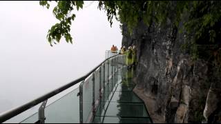 Glass Walkway  Tianmen Mountain Zhangjiajie [upl. by Linn]