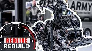 11000hp HEMI V8 engine timelapse DSR’s US Army NHRA Top Fuel dragster  Redline Rebuild S2E3 [upl. by Isma377]