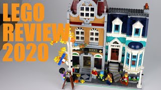 LEGO 10270 Bookshop REVIEW Modular Building 2020 [upl. by Airan194]