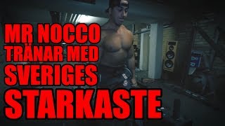 Linus Carlén tränar strongman med Johannes Årsjö [upl. by Upali]