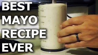 BEST Mayonnaise Recipe EVER  How to Make Homemade Mayo  BroBryceCooks [upl. by Dorraj638]