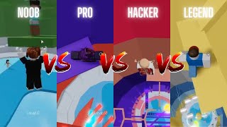 Tower of Hell  Noob vs Pro vs Hacker vs Legend [upl. by Aicac720]