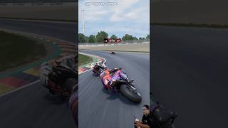 GAMEPLAY MOTOGP24 RACE GP GERMAN F MORBIDELLI OVERTAKE SADIS J ZARCO LAP 8 shorts motogp24 [upl. by Furgeson]