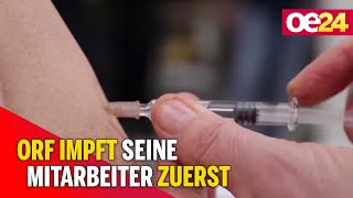 ORF impft seine Mitarbeiter zuerst [upl. by Ennovad312]