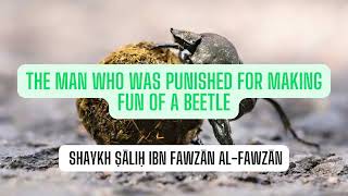 The Man Who Was Punished for Making Fun of a Beetle  Shaykh Ṣāliḥ ibn Fawzān alFawzān حفظه الله [upl. by Tirrej819]