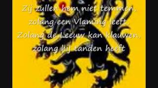 Vlaams Volkslied De Vlaamse Leeuw national anthem flanders [upl. by Anrol]