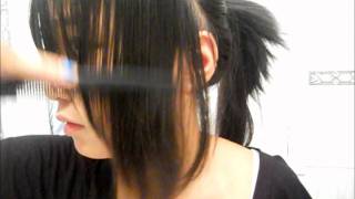 How to cut Side Swept Bangs [upl. by Suellen]