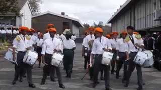 UMTATA HIGH SCHOOL BAND 2015 CEREMONY OF THE BELL  English Country Garden March Past [upl. by Arathorn605]