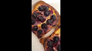 Blueberry Custard Toast [upl. by Vinaya]