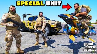 Franklin Trevor And Michael Join SPECIAL OPERATIONS FORCE in GTA 5  SHINCHAN and CHOP [upl. by Mallina]