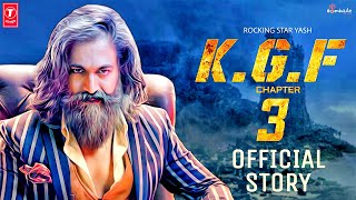 KGF Chapter 3 Official Trailer  Yash  Prasanth Neel  Kgf Chapter 3 Full story in Tamil [upl. by Ecitnirp]