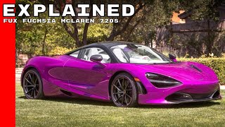 Fux Fuchsia Paint McLaren 720S MSO Explained [upl. by Whale96]