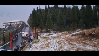 Season first snowfall at CHIMNEY Kurseong [upl. by Zonnya]