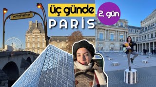 TÜM PARİS’İ YALNIZCA 3 GÜNDE GEZİYORUZ • 🇫🇷 ikinci gün [upl. by Ataeb]