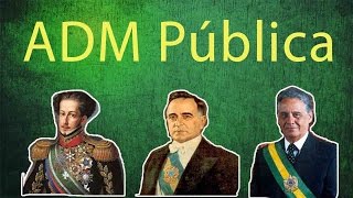 Administração Pública no Brasil  Patrimonialista Burocrática e Gerencial [upl. by Layne146]