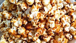 Caramel Popcorn with Brown Sugar  Homemade Caramal Popcorn  Flavoured Popcorn  PerfectTreats [upl. by Akinor]