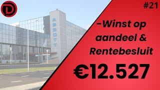 Rentebesluit Op Komst Aandelen Verkocht  Portfolio Update 21 [upl. by Airetahs]