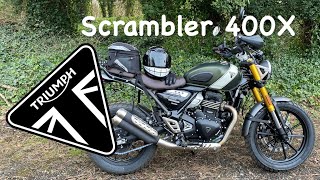 Triumph Scrambler 400X [upl. by Eissirk]