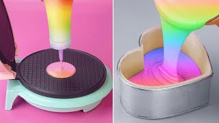 1000 Amazing Rainbow Cake Decorating Ideas  So Yummy Chocolate Cupcake Dessert and More [upl. by Amihsat]