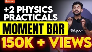 Plus Two Physics Practicals  Moment Bar  Eduport Plus Two [upl. by Ennasirk522]