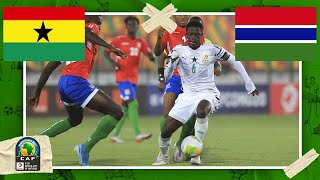 Ghana vs The Gambia  AFCON U20 HIGHLIGHTS  2222021  beIN SPORTS USA [upl. by Ynwat928]