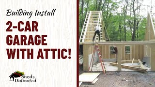 Building a Garage with Attic Space [upl. by Dody706]