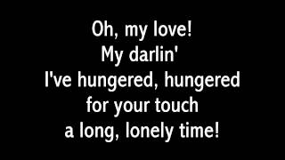 Righteous Brothers  Unchained Melody 1990 Remake with Lyrics [upl. by Oicafinob]