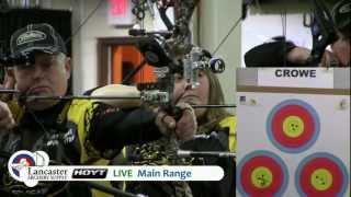 Saturday 4pm Qualifying  Main Range  2013 Lancaster Archery Classic [upl. by Nahgam619]