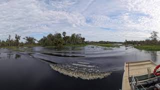 Peace River Airboat ride  360 ° [upl. by Apurk]