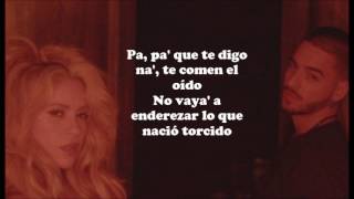 Shakira feat Maluma  Chantaje Lyrics [upl. by Blayze]