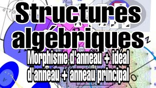 Structures algébriques  Morphisme danneau  idéal danneau  anneau principal Exemples 16 [upl. by Suzette]