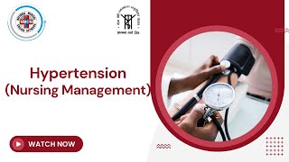 Hypertension Nursing Management [upl. by Heringer]