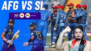 Afghanistan vs Sri Lanka 242 Good Fielding and Good and Bowling [upl. by Atteoj]