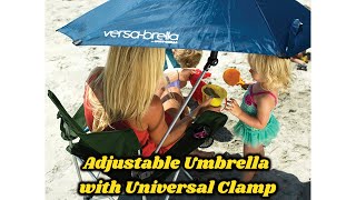 SportBrella VersaBrella SPF 50 Adjustable Umbrella with Universal Clamp [upl. by Dinesh]