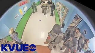 Graphic Content Warning Hallway footage obtained in Uvalde school shooting  KVUE [upl. by Ardnasal]