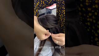 Trending hair style ⚡ hairstyle partyhairstyle hairlook haircare shots ytshorts [upl. by Llednor]