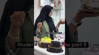 Reviewing my students cake chocolate sponge cake recipe by hkr hkrbakingacademy hkrshorts [upl. by Fawnia]