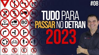 Aula Preparatória para Prova Teórica do Detran 2023 08 [upl. by Einnel394]