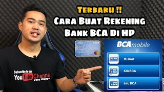 CARA MEMBUAT REKENING BCA ONLINE GRATIS  CUKUP PAKAI KTP [upl. by Rianon]