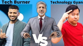 Tech Burner VS Technology Gyan I Youtubers Comparison I shorts I techburner I technologygyan [upl. by Luht]