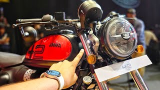 Jawa 42 New Model 2024  Jawa 42 FJ  Exhaust Sound New Updates amp On Road Price [upl. by Nitaj]