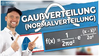 Gaußverteilung Normalverteilung  Fehlerrechnung [upl. by Rollie]