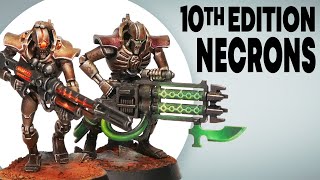 Paint AMAZING 10th Edition Necrons with these SIMPLE tips [upl. by Sirotek915]