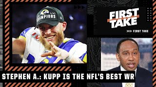 Stephen A declares Cooper Kupp the BEST RECEIVER IN FOOTBALL right now ❕🏈  First Take [upl. by Riay]