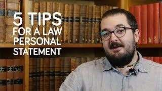 What To Put In A Law Personal Statement  Newcastle University [upl. by Honeyman]